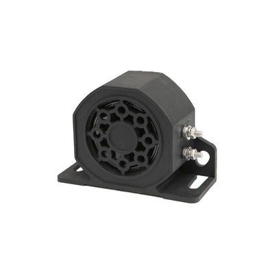 12V - 24V Auto Reverse Horn IP67 Truck Reverse Alarm Zwart Met Vlekvrye Staal Bevestigingsbeugel