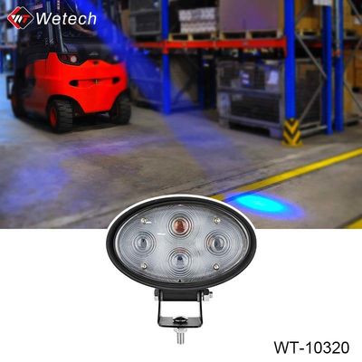 20W Vorklift Blauwe Spot Light 10V - 80V Vorklift Blauwe Spotlight met waarschuwing voor botsingsveiligheidszone