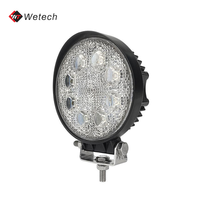Ronde LED-werklicht waterdicht LED-hulplicht 24W met aluminium behuizing