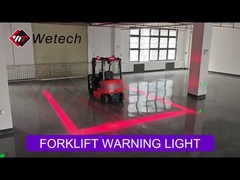Vorkheftruck rode zone licht