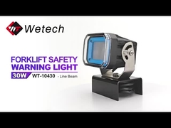 WT-10460 Vorkheftruck Blauwe Veiligheidslampen 60W Vorkheftruck Lamp Op Maat