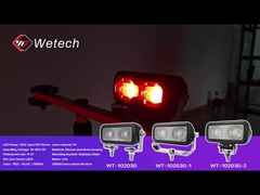 WT-102030 Vorklift werklichten 12V 24V Vorklift voetgangersbeveiligingslichten 30W